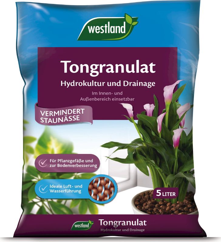 Tongranulat Blähton körnung 8/16 | 5 l
