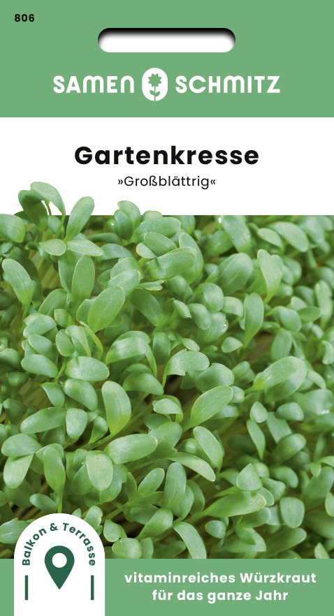 Gartenkresse, Großblättrige