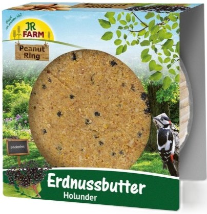JR FARM Peanut Ring Erdnussbutter mit Holunder
