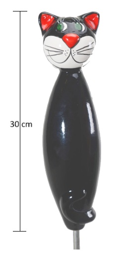 Tangoo Keramik Katze schwarz