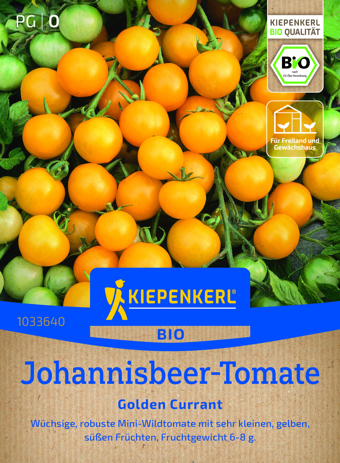 Bio Wildtomate, gelb
