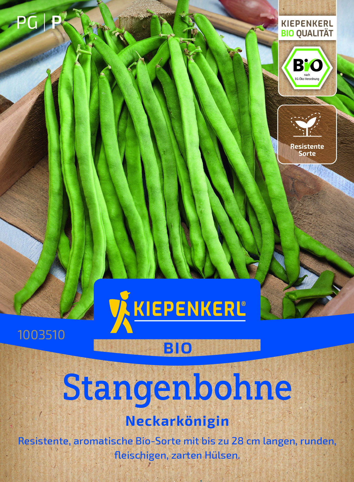 Bio Stangenbohne grün