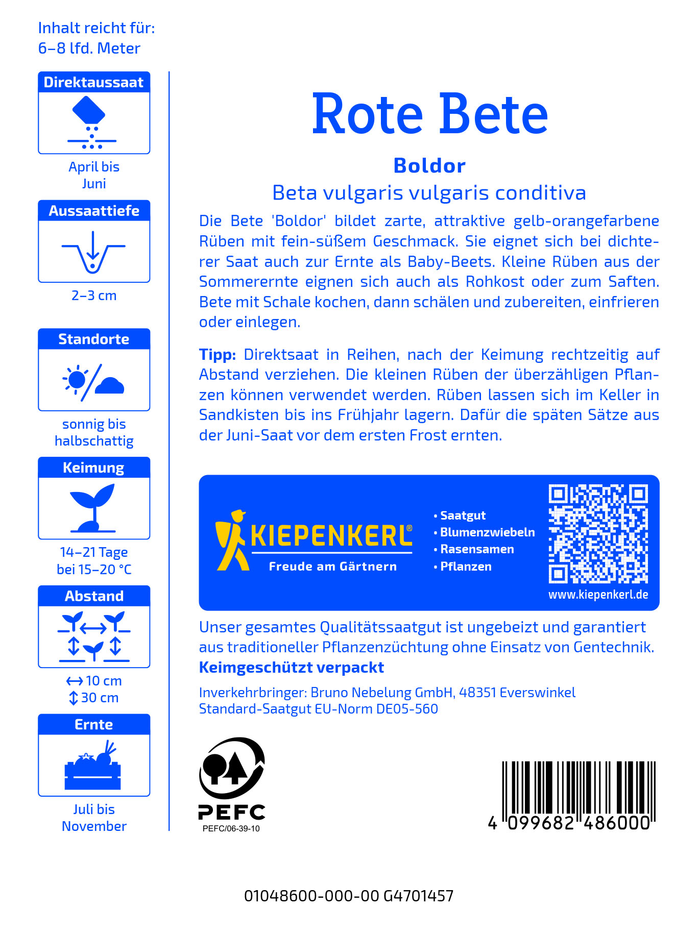 Gelbe Bete Boldor F1 - Produktbild 2