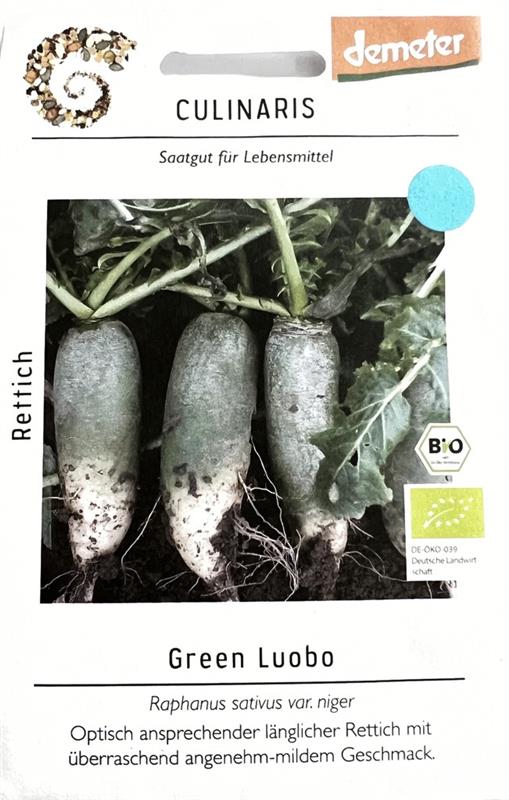 Bio Rettich Grüner Luobo