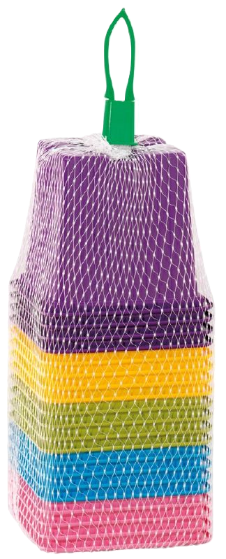 Romberg 20 Kunststofftöpfe quadratisch 8 cm