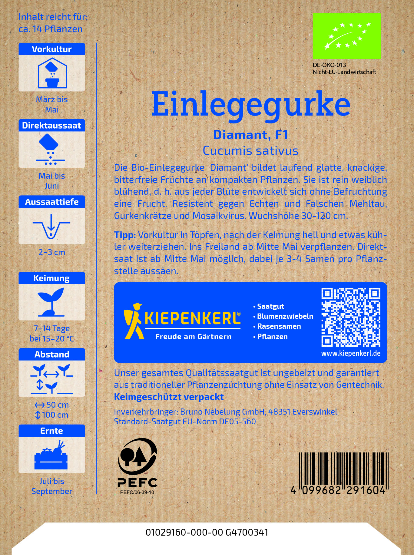 Bio Gurke Diamant, Einlegegurke F1 - Produktbild 2