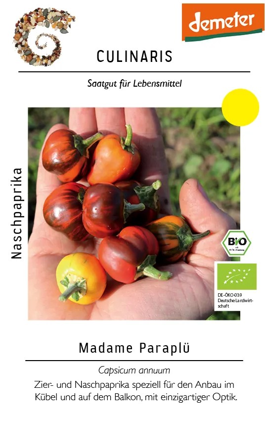 Bio Paprika Madame Paraplü (CA44)