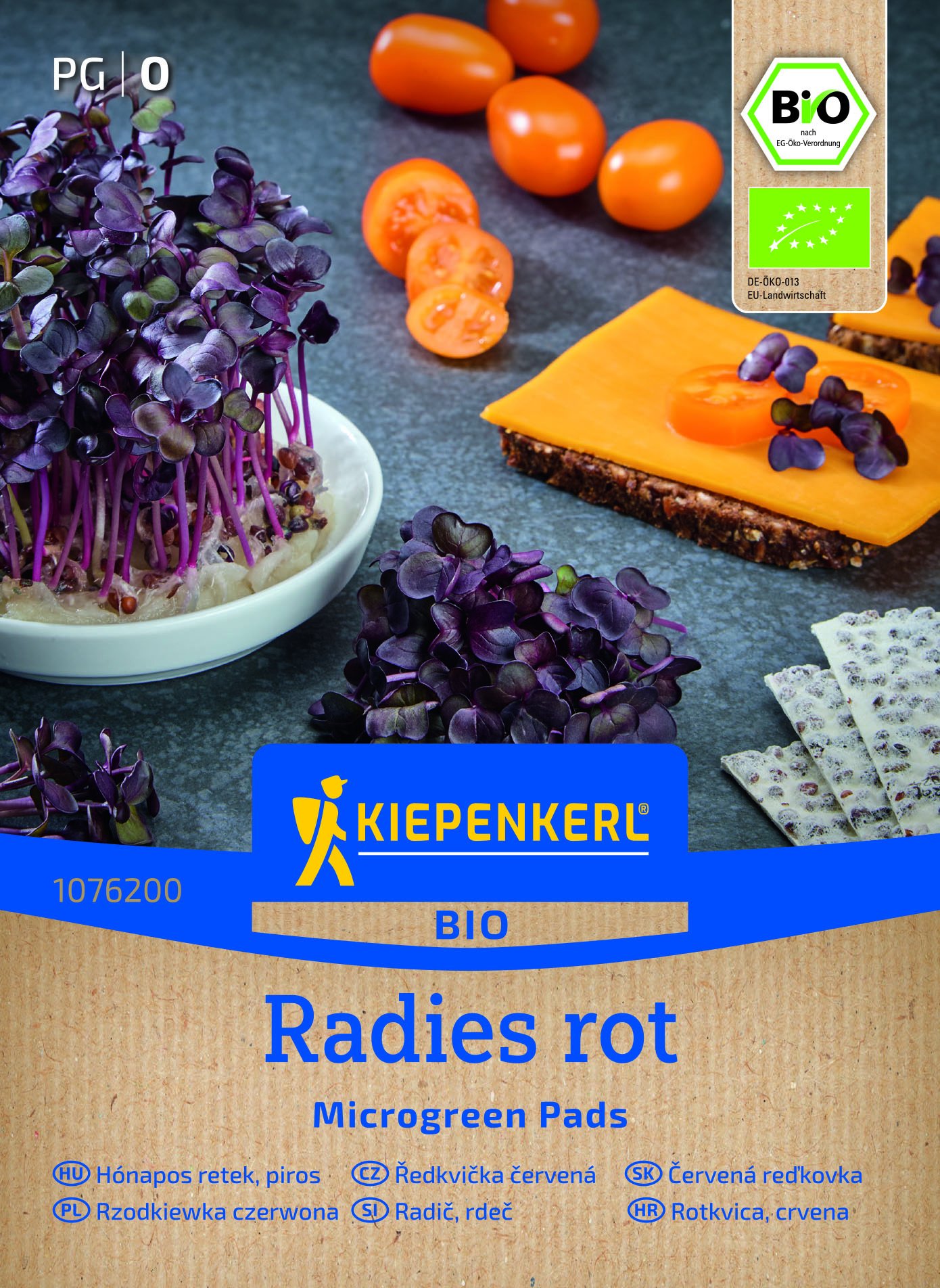 Microgreen Pads Radies rot