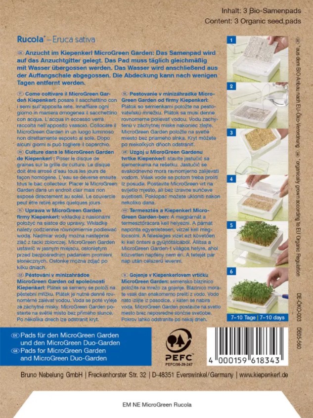 Microgreen Pads Rucola - Produktbild 2