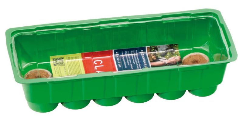 Anzuchthaus S+ mit 12 Kokos-Quelltabletten