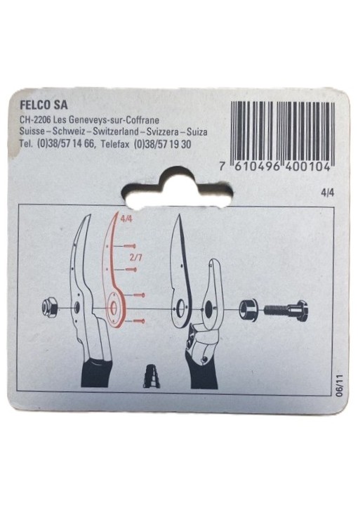 Felco Gegenklinge 4/4 mit Nieten F4 - Produktbild 2