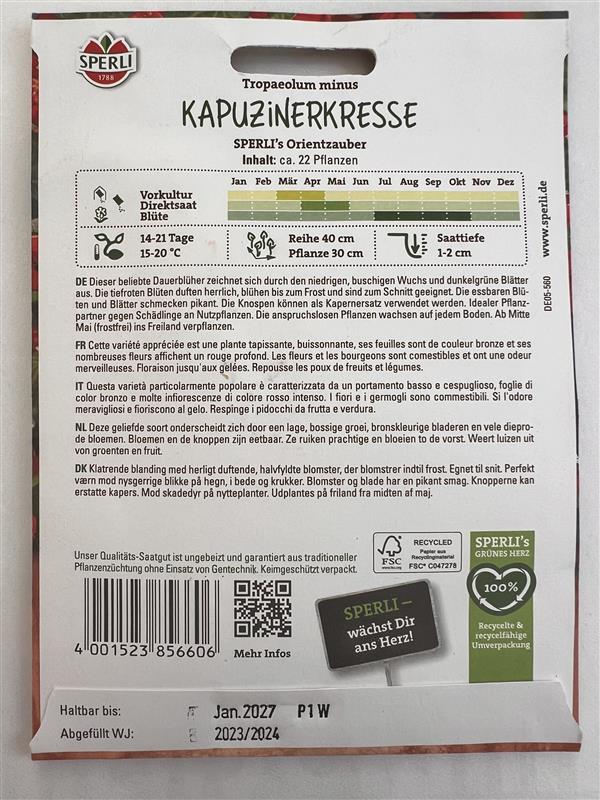 Tropaeolum minus, Orientzauber - Produktbild 2