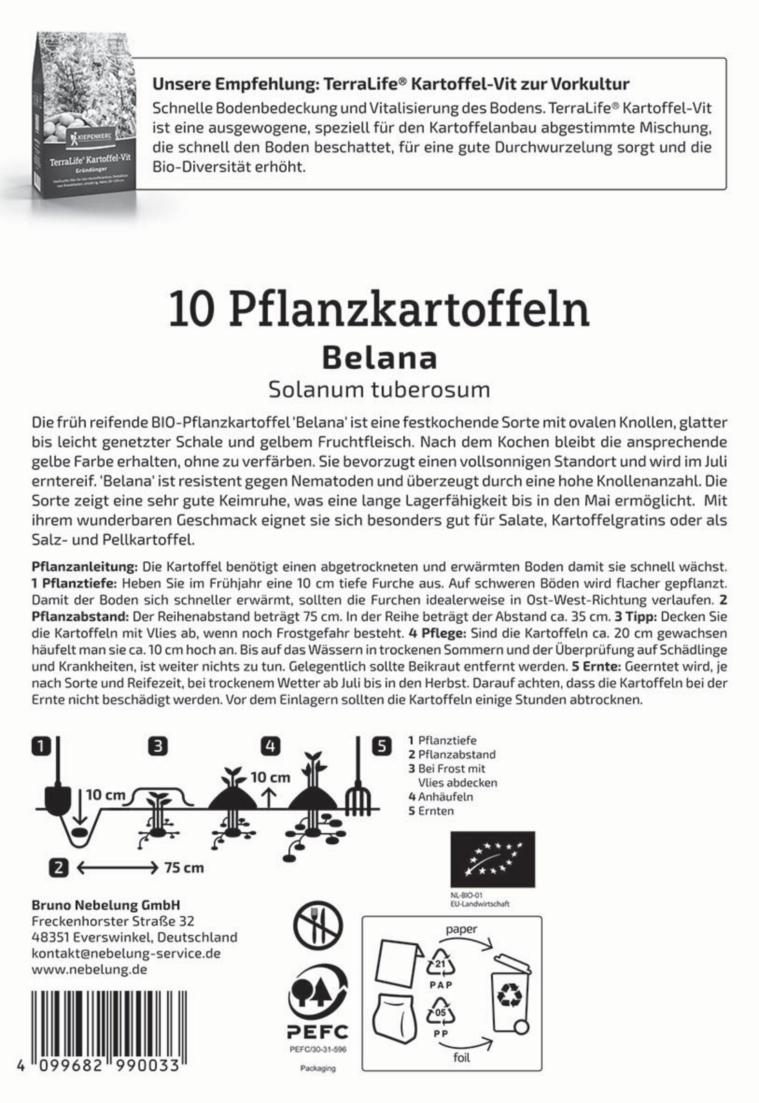Pflanzkartoffel Belana Bio - Produktbild 2