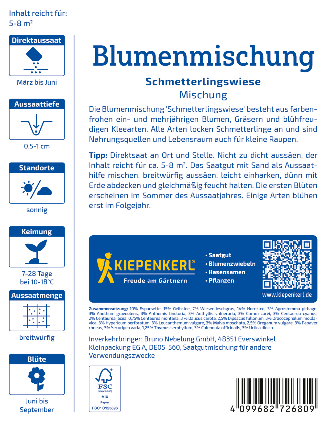 Schmetterlingswiese ein- und Mehrjährig - Produktbild 2