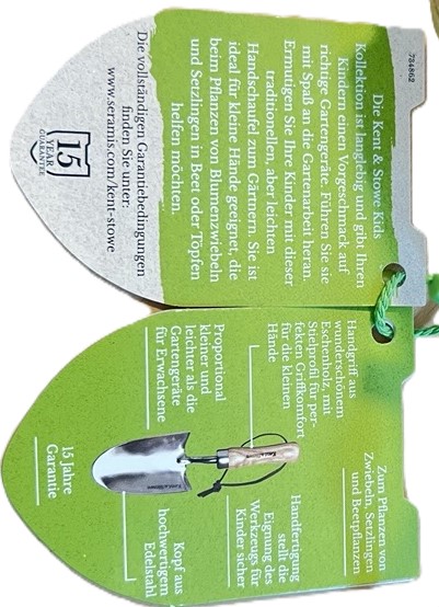Kinder Handschaufel, Kent & Stowe - Produktbild 2